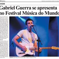 Gabriel Guerra se apresenta no Festival Música do Mundo